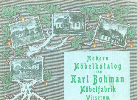 Karl Bohman Möbelfabrik katalog framsida
