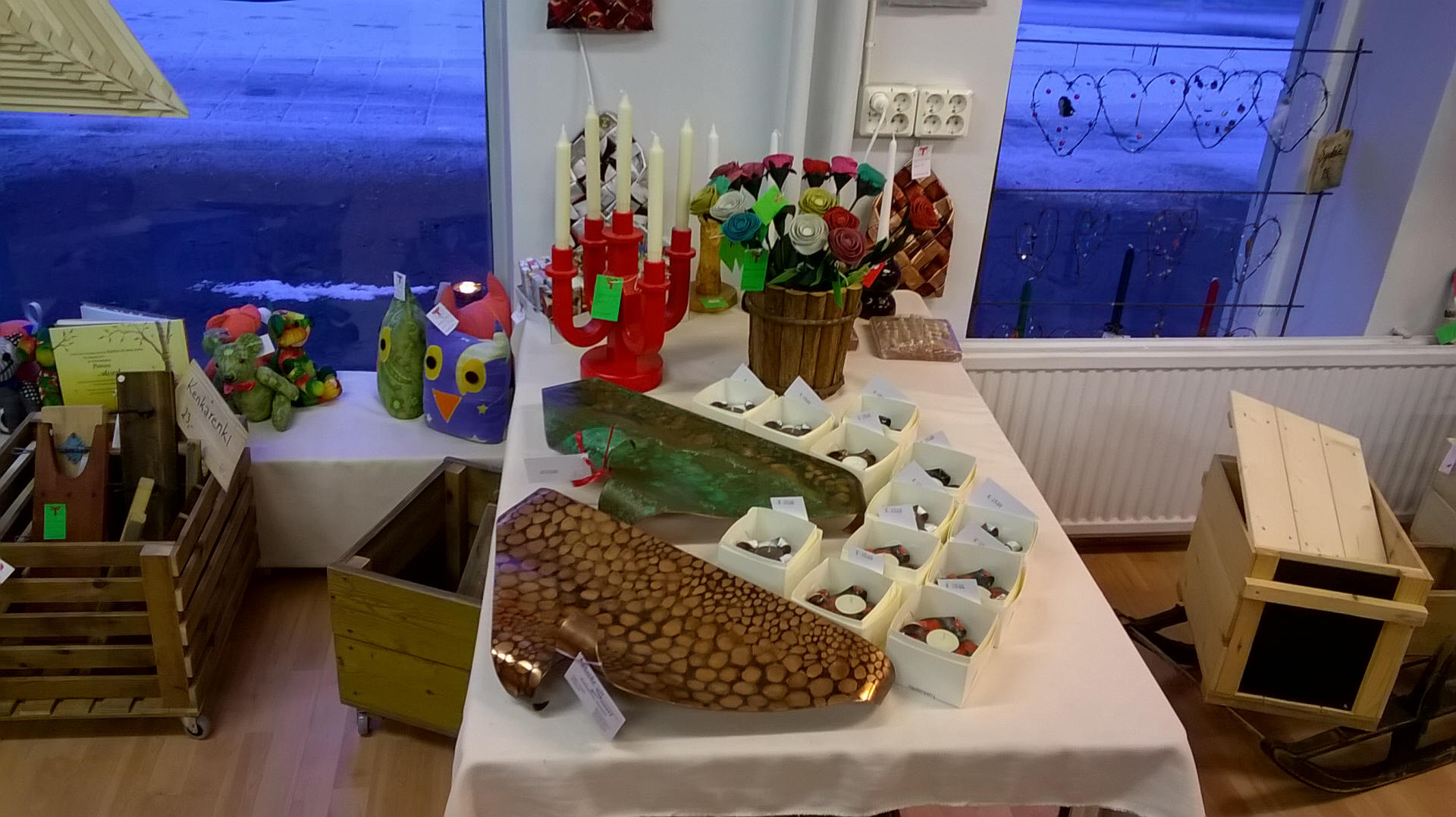 Karkkila's pop up Christmas shop